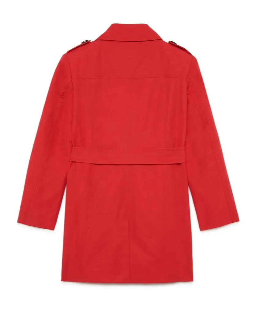Max&Co. Kids Double-Breasted Straight Hem Coat
