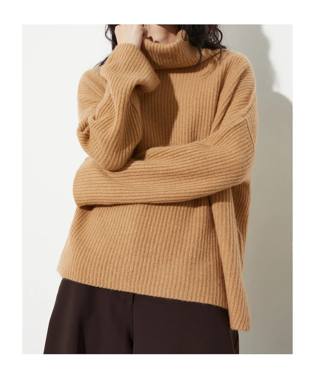 Pure Cashmere Polo Neck