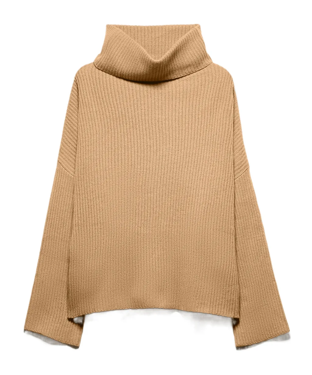 Pure Cashmere Polo Neck