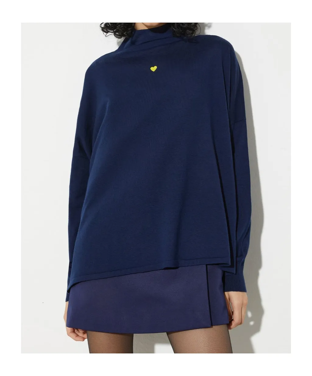 Pure Merino Wool Polo Neck