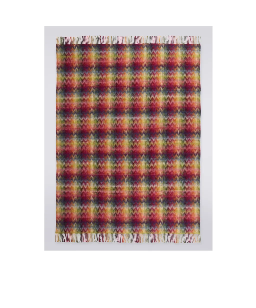 Missoni Home Zig-Zag Tasselled Blanket