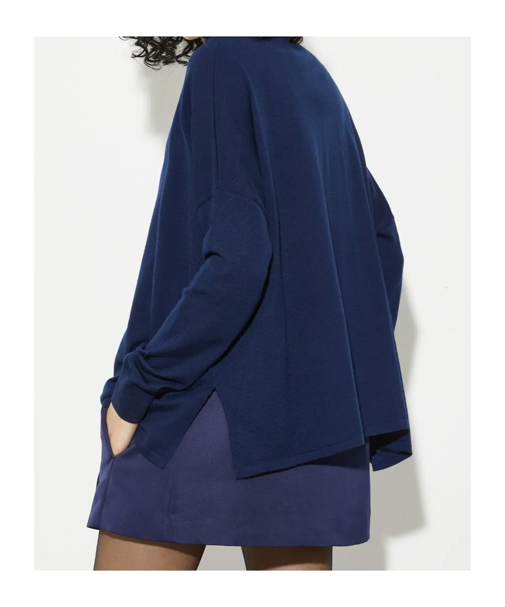 Pure Merino Wool Polo Neck