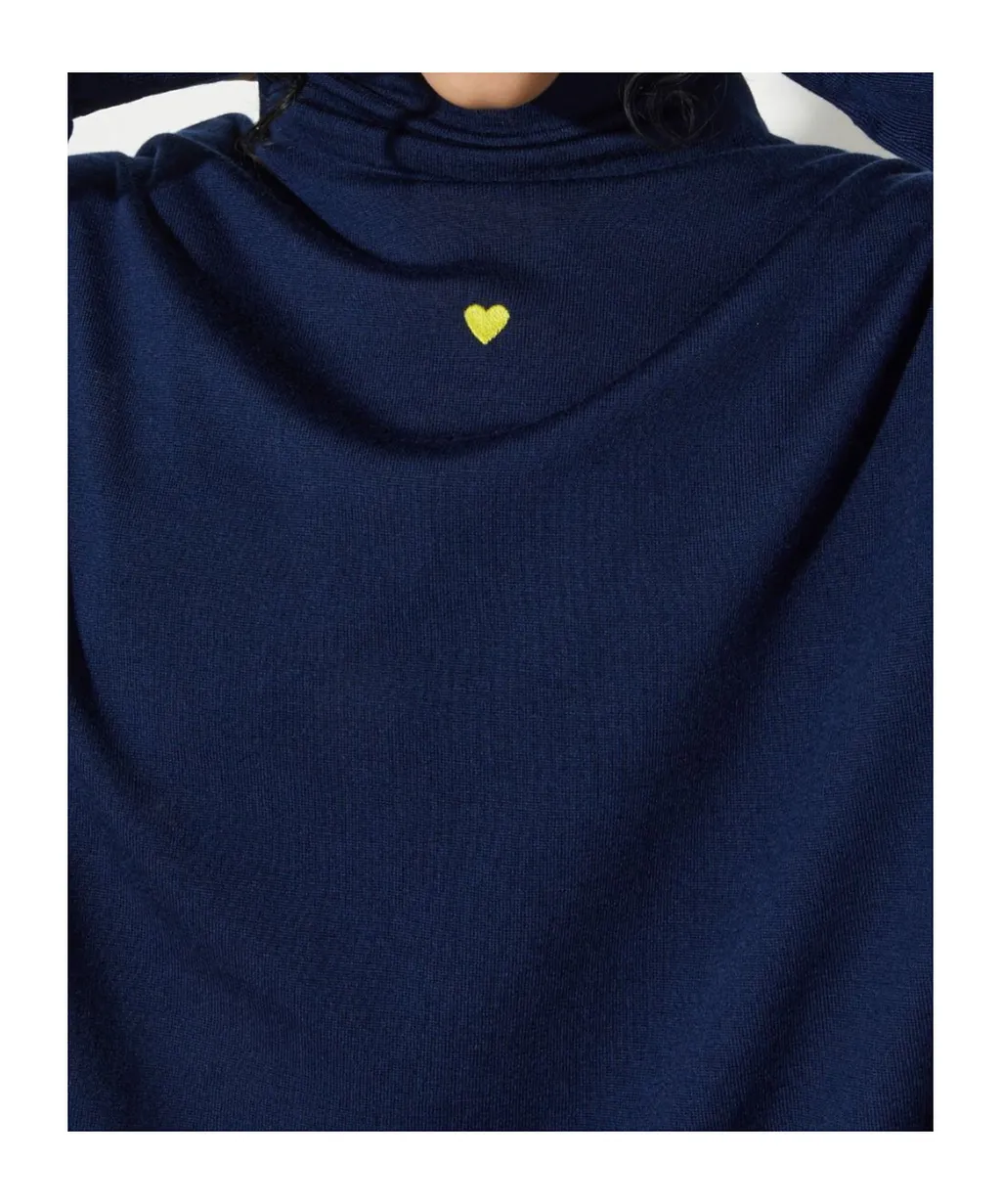 Pure Merino Wool Polo Neck