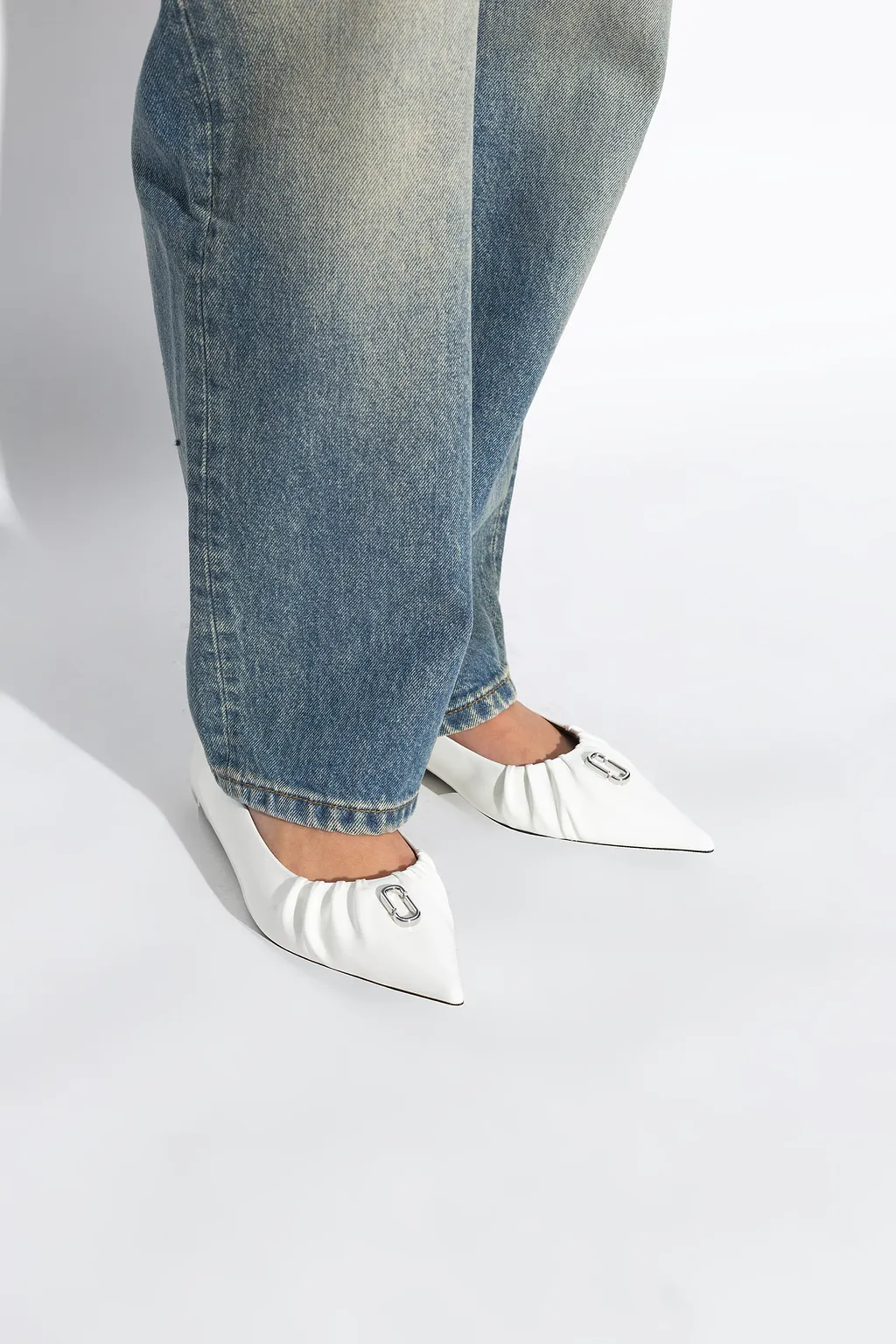Marc Jacobs The Ali Pointed-Top Ballerinas