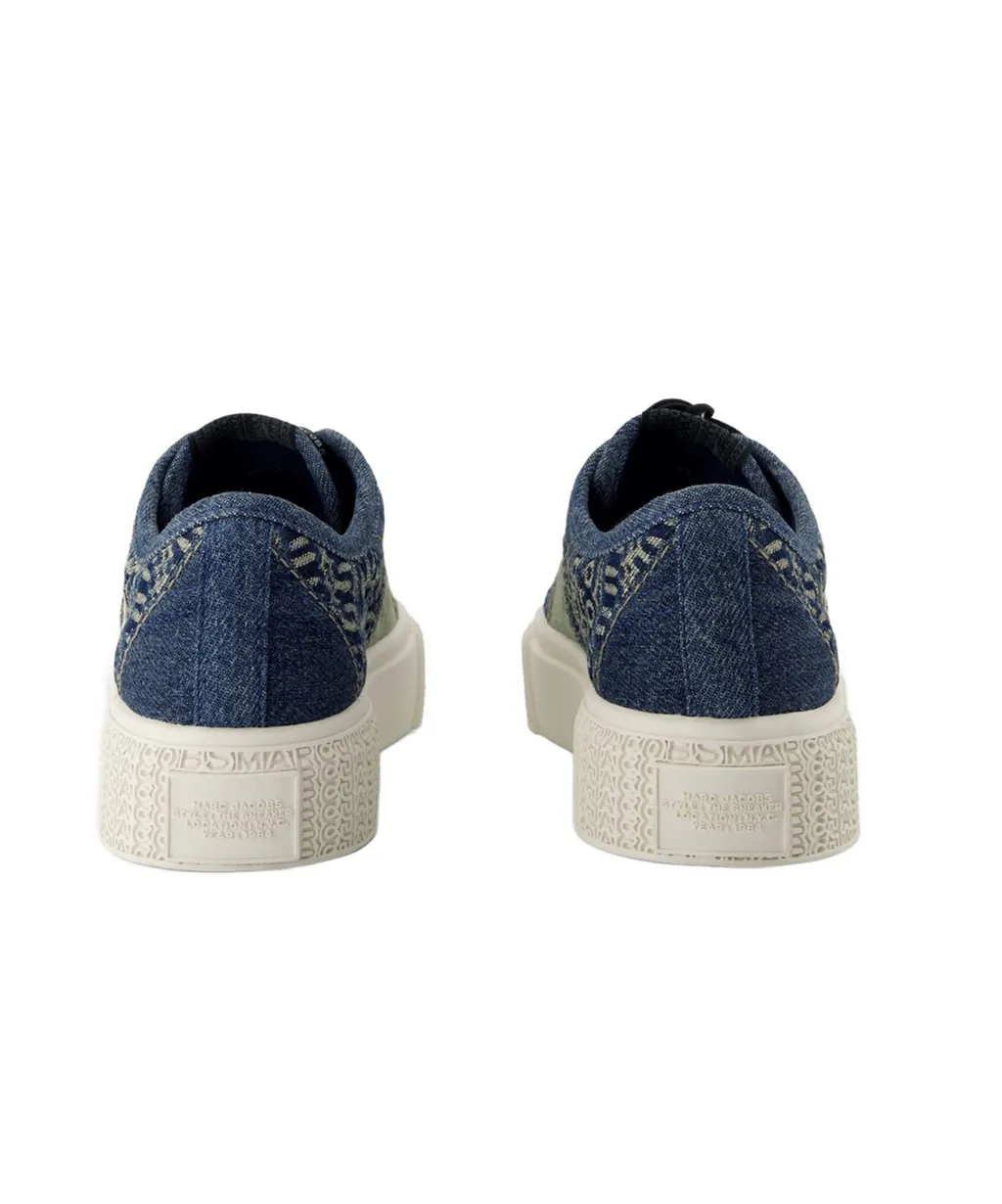 Round-Toe Low-Top Sneakers