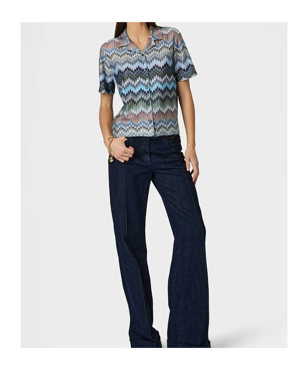 Missoni Snake-Patterned Bowling Shirt