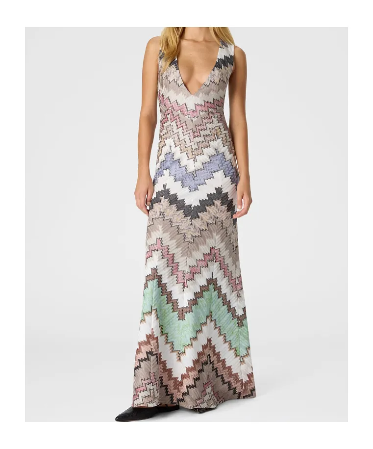Missoni V-Neck Sleeveless Dress
