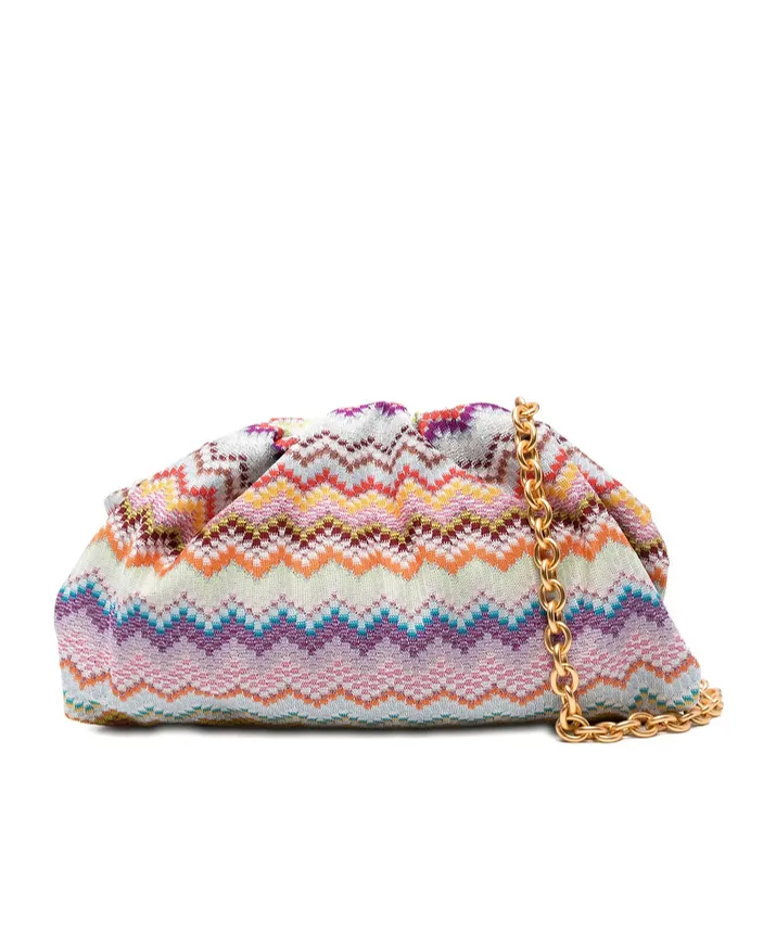 Missoni Zigzag Knit Lurex Handbag
