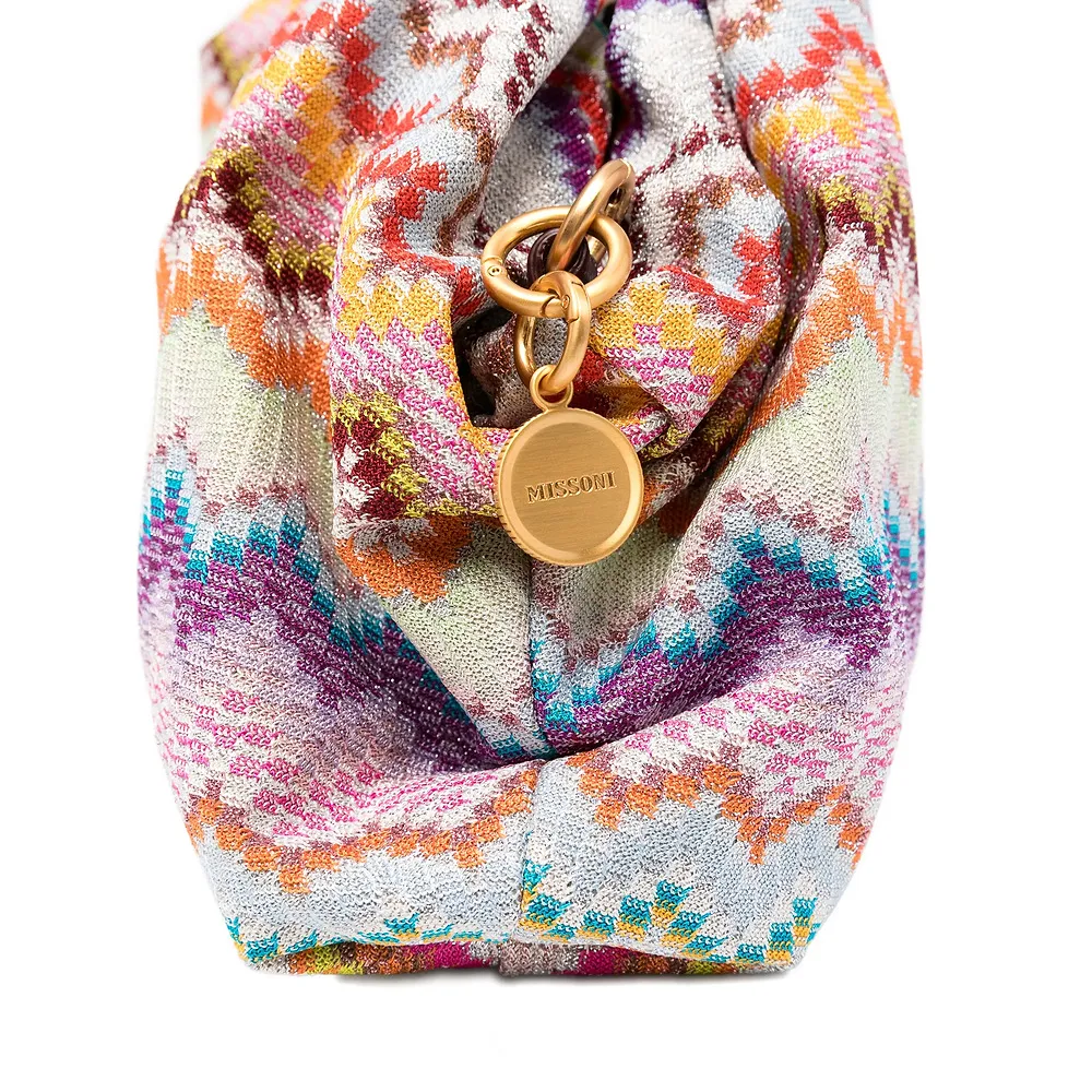 Missoni Zigzag Knit Lurex Handbag