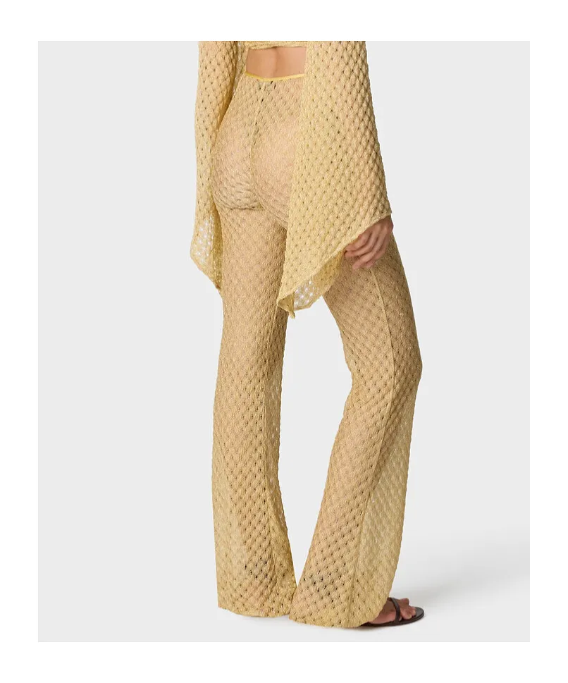 Pattern Knitted Beach Pants