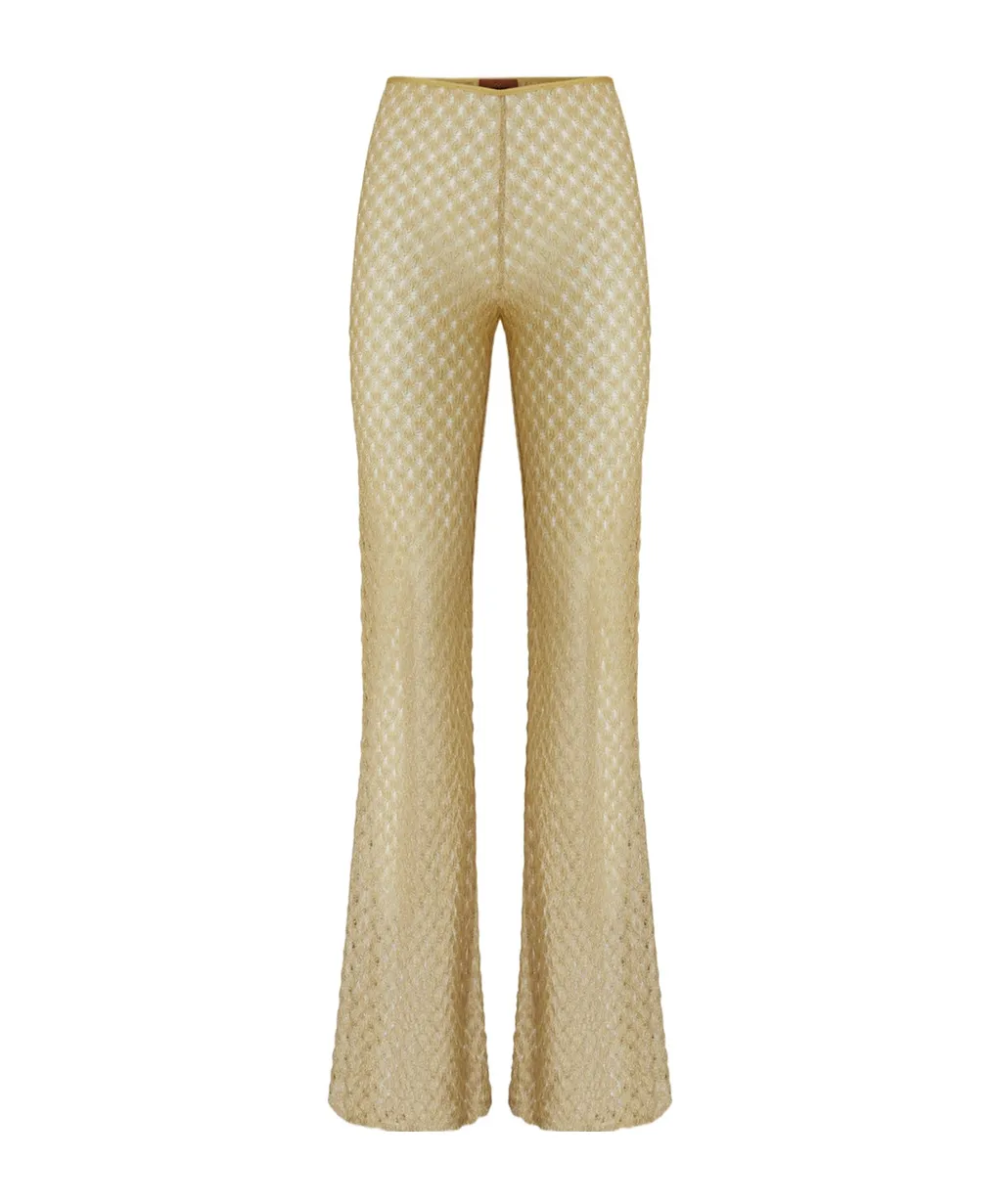 Pattern Knitted Beach Pants