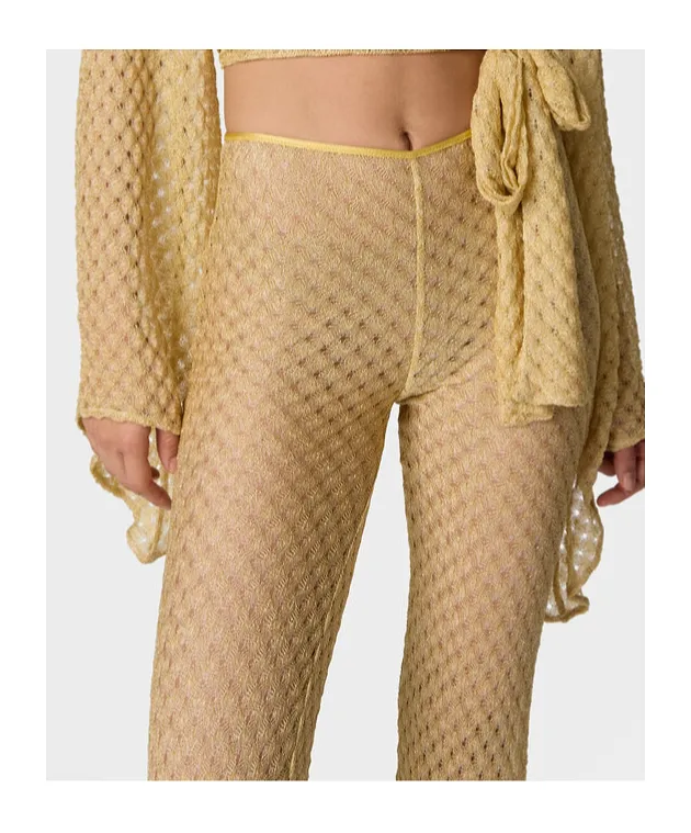 Pattern Knitted Beach Pants