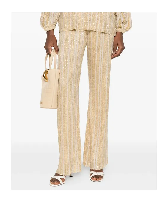 Sequin-Embellished Trousers