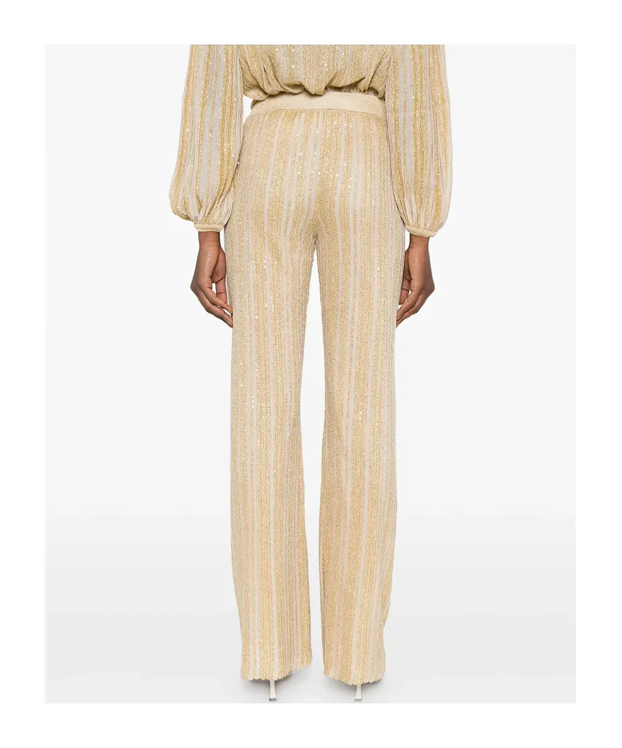 Sequin-Embellished Trousers