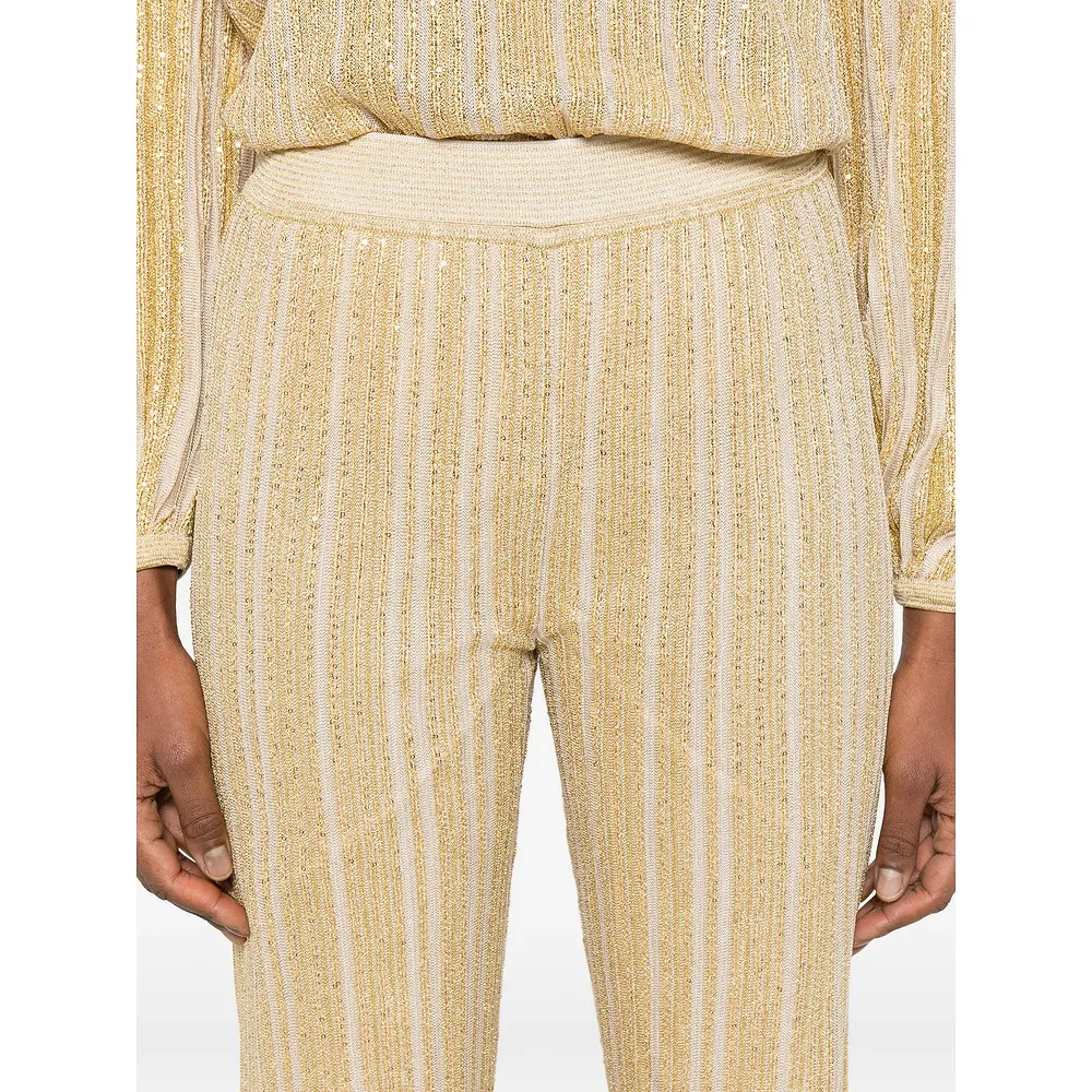 Sequin-Embellished Trousers