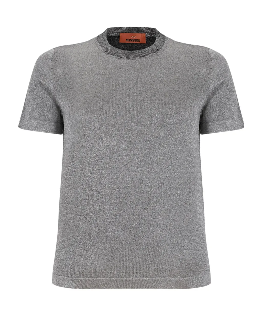 Missoni Contrast Collar Knitted Top