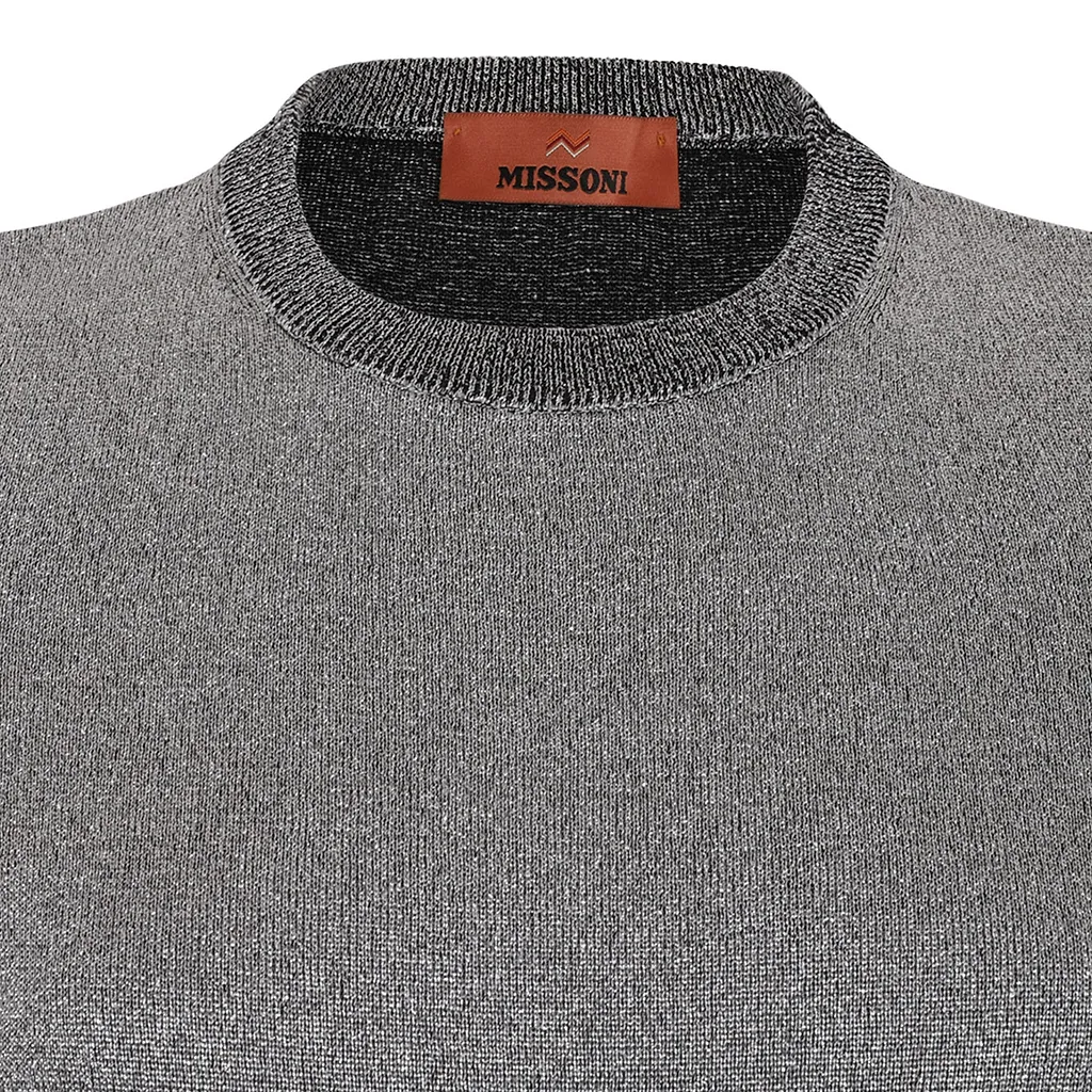 Missoni Contrast Collar Knitted Top