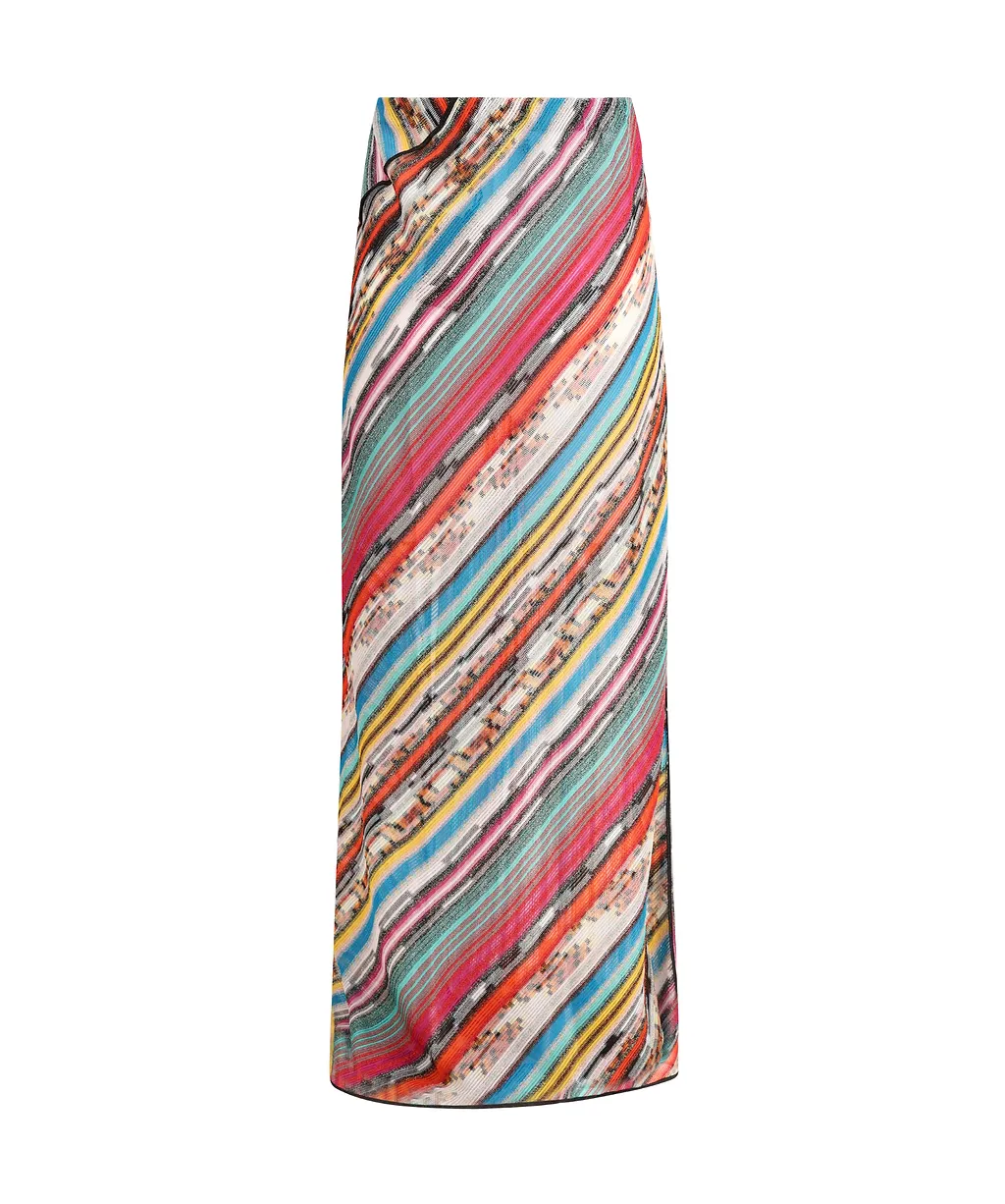 Missoni Striped Split Maxi Skirt