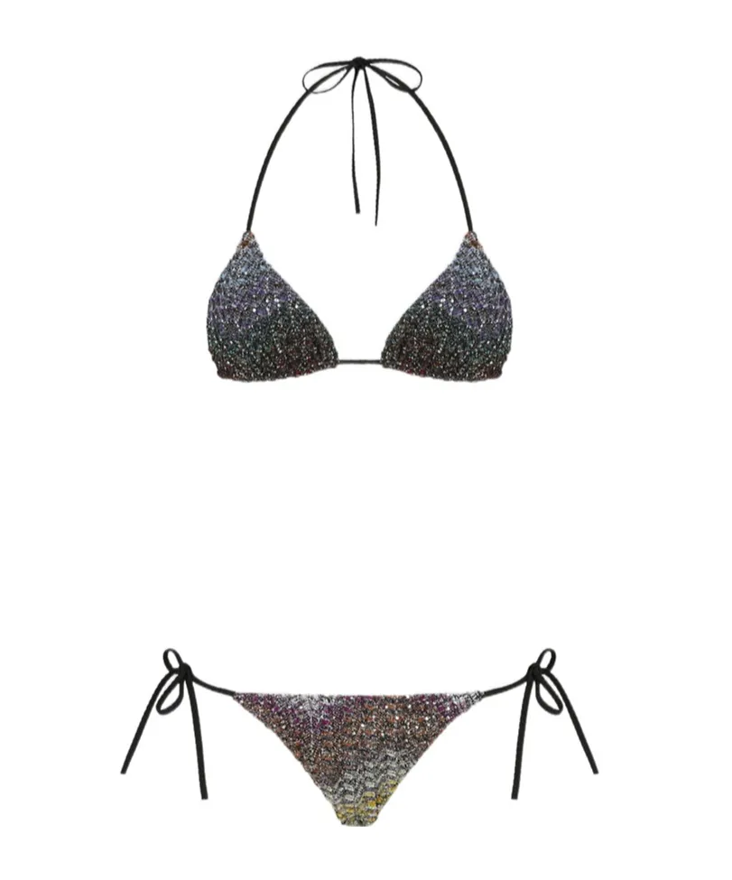 Missoni Sequined Triangle Bikini