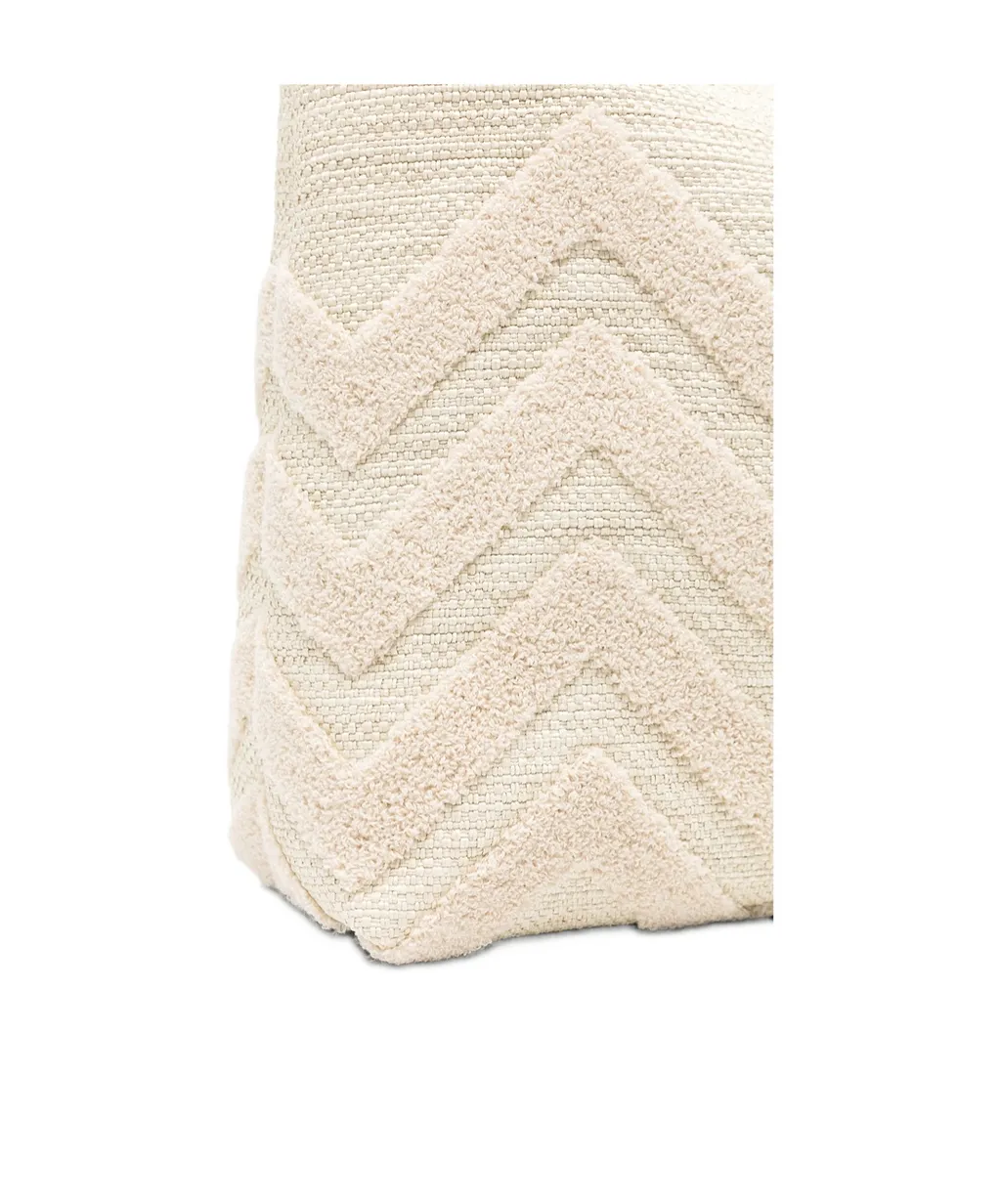 Zigzag-Pattern Tote Bag