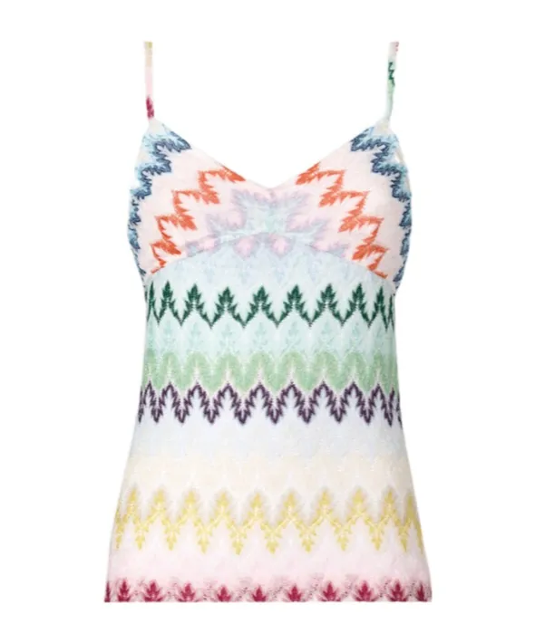 Zig Zag Lace Tank Top