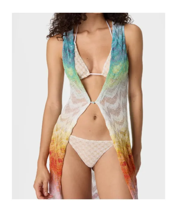 Missoni Long Gilet Cover-Up