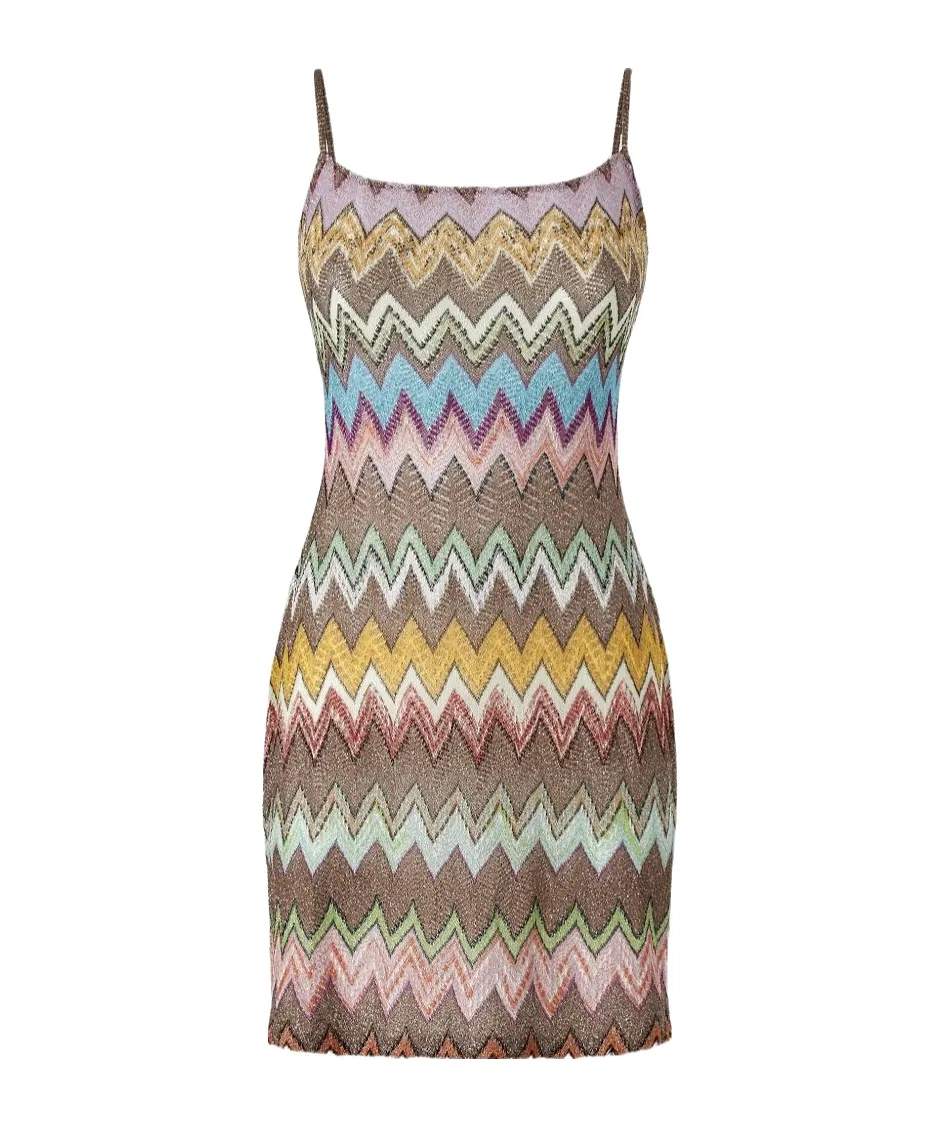 Missoni Zigzag Strappy Beach Dress