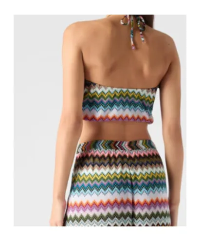 Missoni Chevron Halterneck Cropped Top