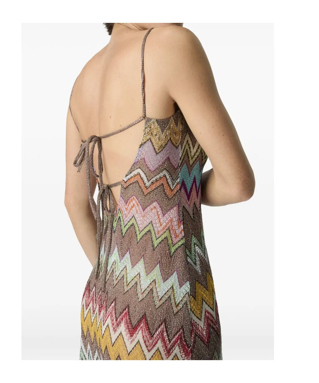 Missoni Zigzag Strappy Beach Dress
