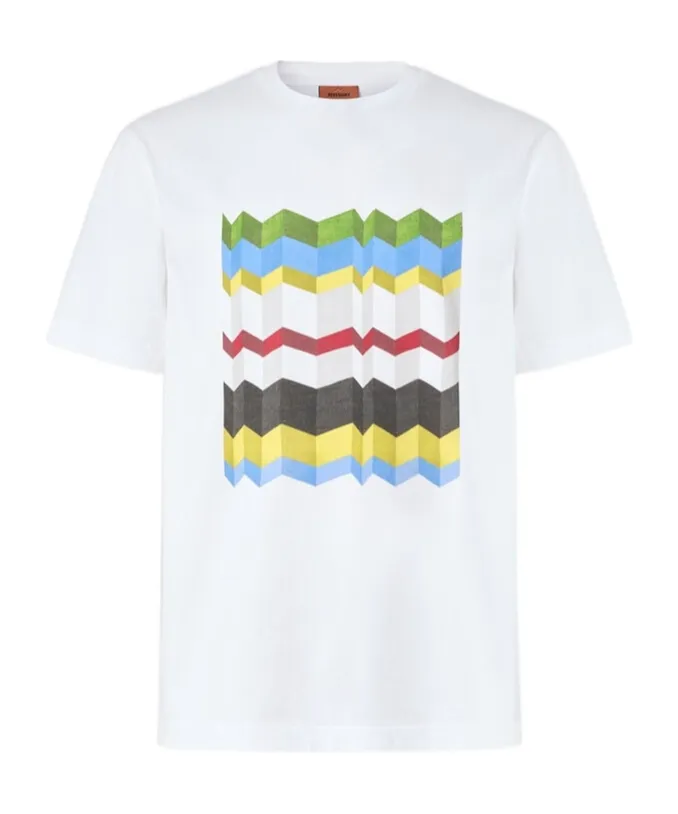 Zigzag-Graphic T-Shirt