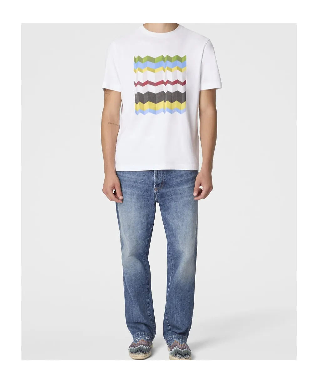 Zigzag-Graphic T-Shirt