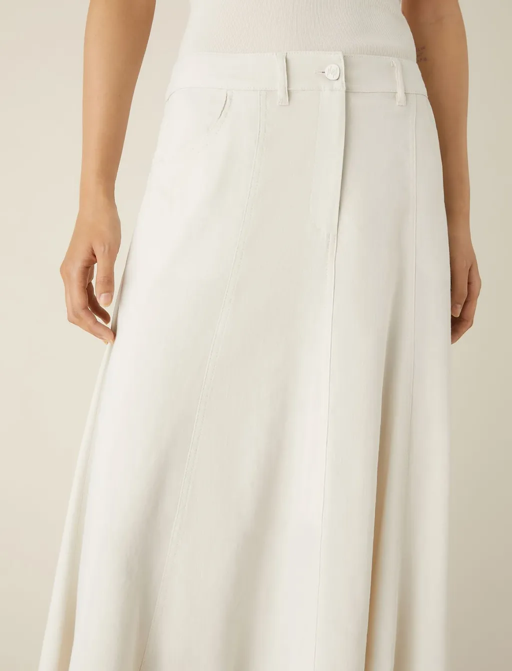 Button-Down Skirt