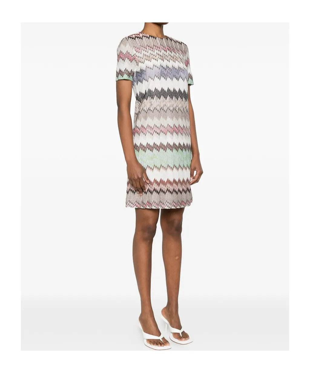 Missoni Short-Sleeve Mini Dress