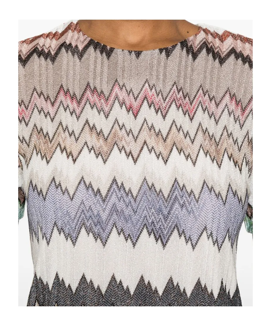 Missoni Short-Sleeve Mini Dress