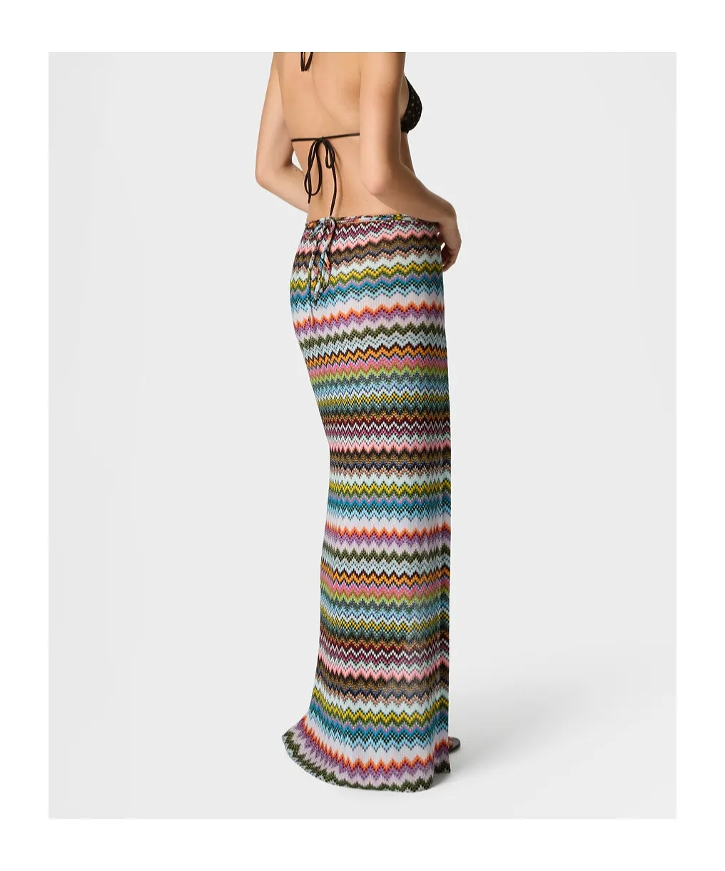 Missoni Zigzag Knit Beach Skirt