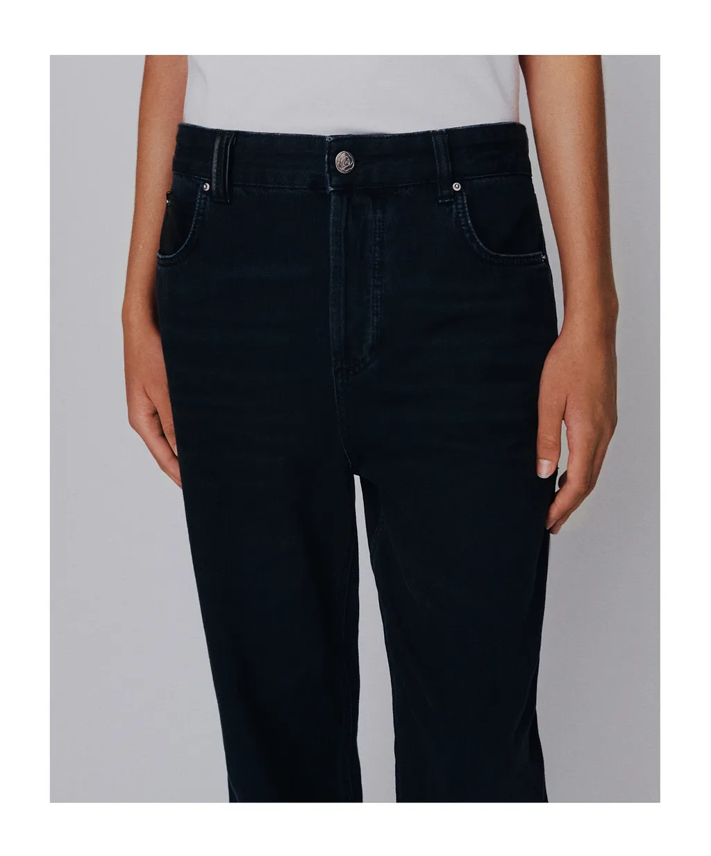 Denim Tomboy Jeans - Black