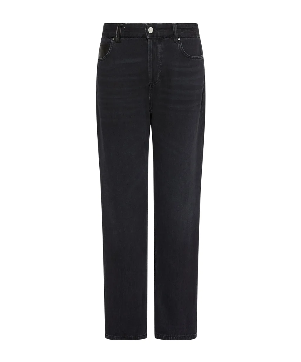 Denim Tomboy Jeans - Black