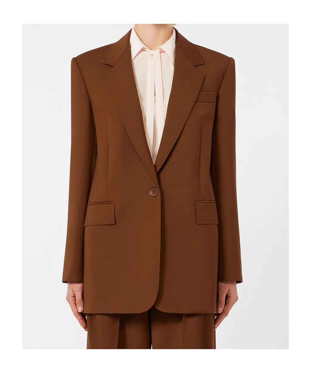 Max Mara Studio Mstbalco Single-Breasted Jacket