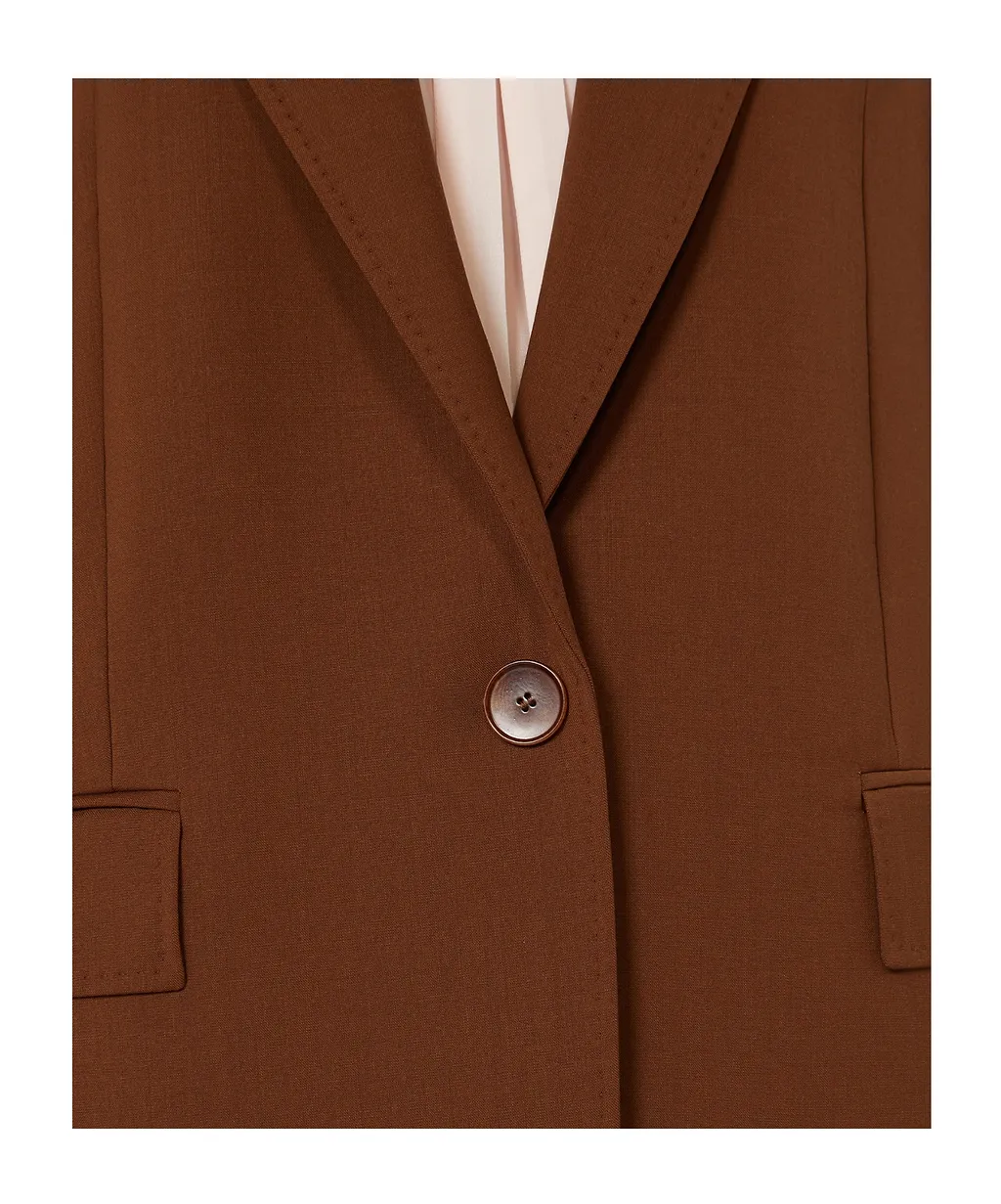 Max Mara Studio Mstbalco Single-Breasted Jacket