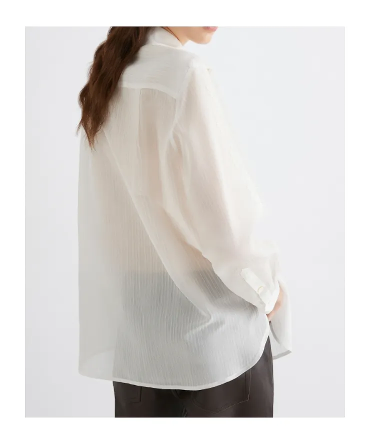 Lace-Inlay Shirt
