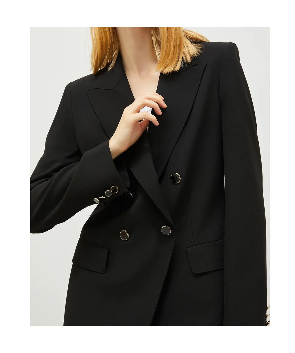 Lapel Long-Sleeved Suit Jacket