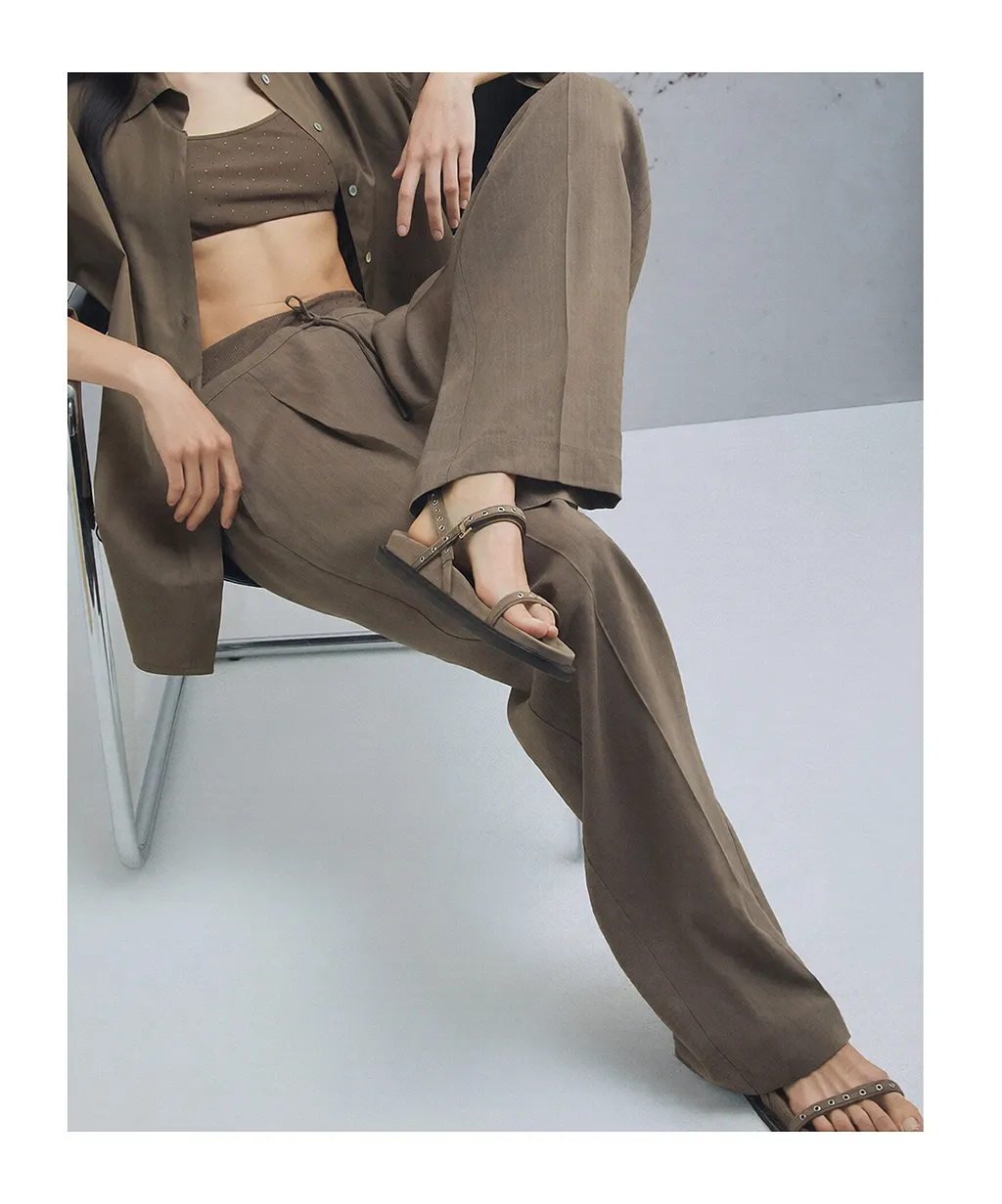 Mlmalloro Drawstring-Fastening Trousers