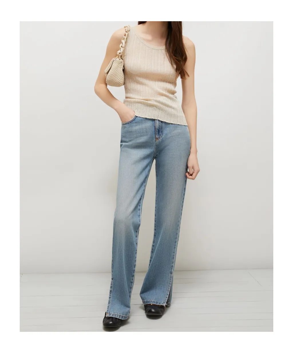 Lurex-Embellished Vest Top