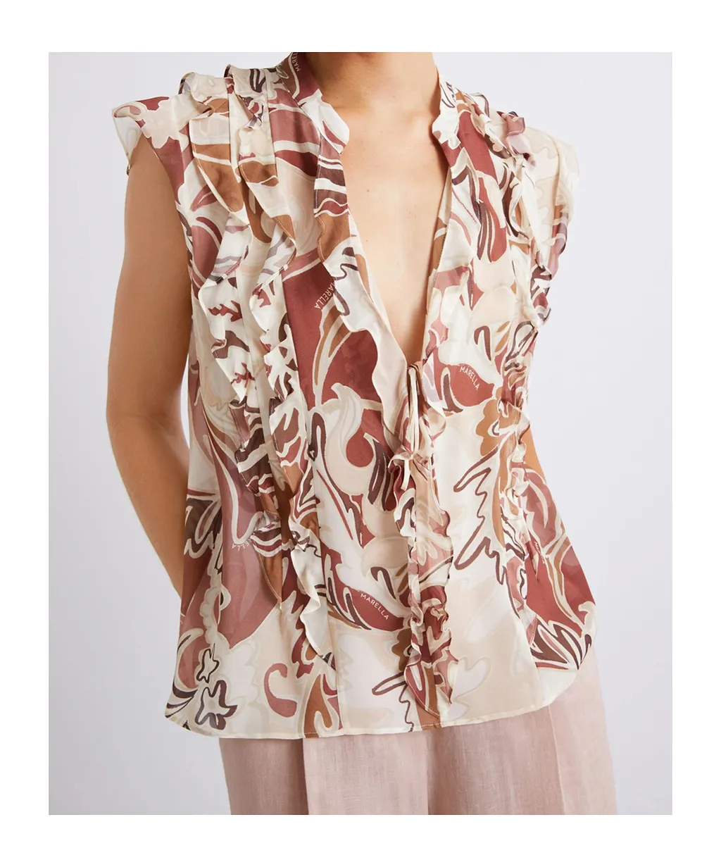 Printed Georgette Top