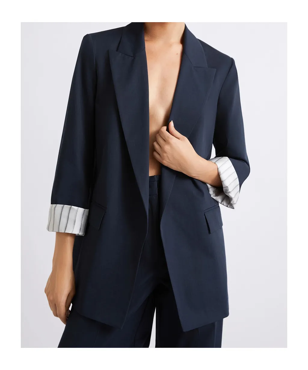 Pure Cotton Gabardine Blazer