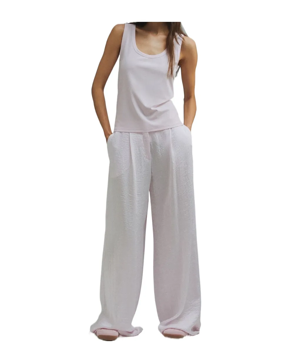 Shiny Jersey Vest Top