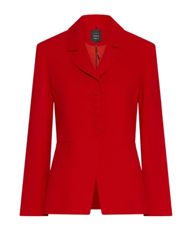 Semi-Fitted Envers Satin Blazer