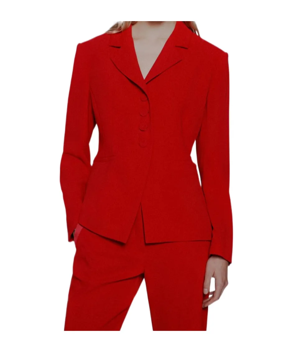 Semi-Fitted Envers Satin Blazer