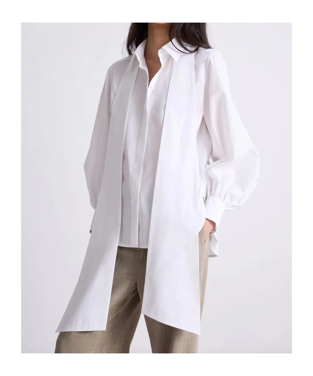Shirt With Bow Detail