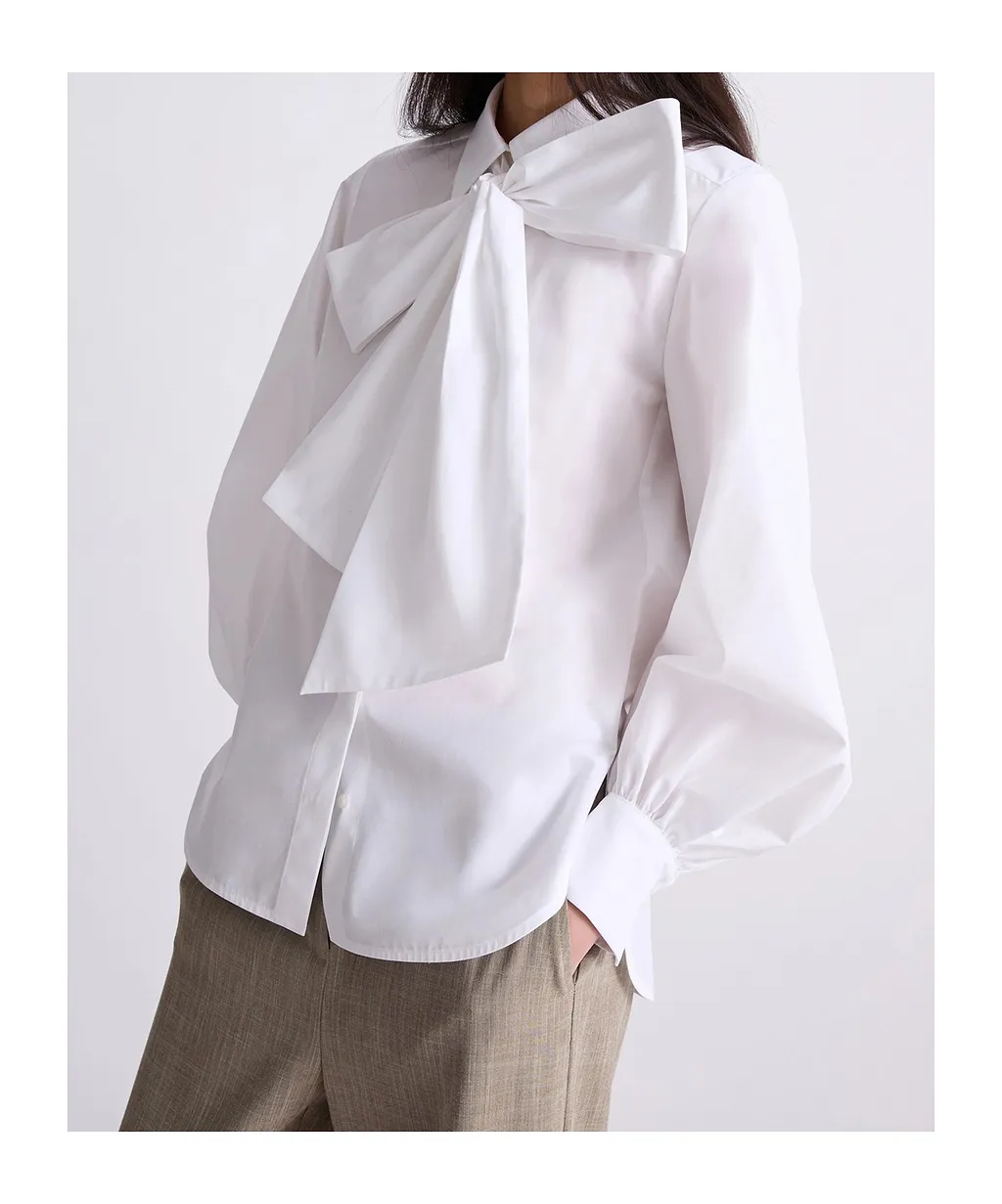 Shirt With Bow Detail